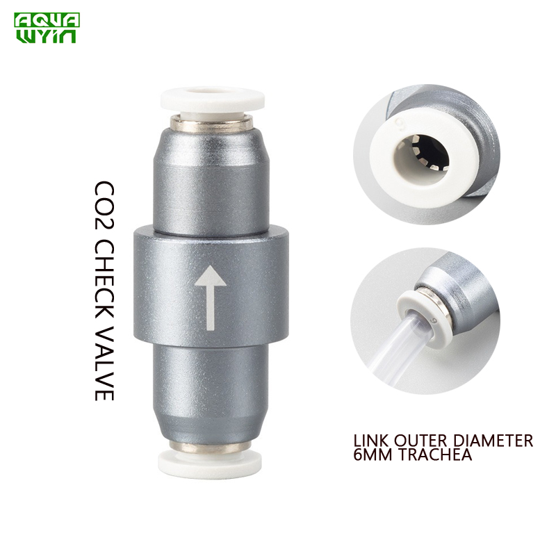Glass Co2 Drop Checker - WYIN Aquarium CO2 Rückschlagventil Anschlussdurchmesser 6MMCO2