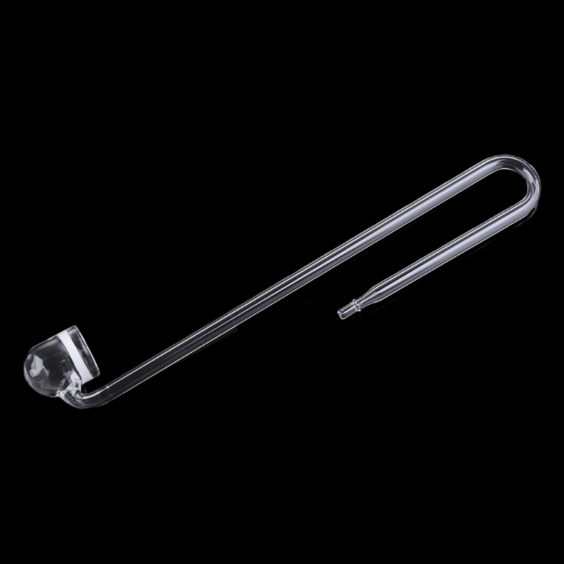 Glass Co2 Drop Checker - Glas CO2 Diffusor Transparent Zerstäuber U-form
