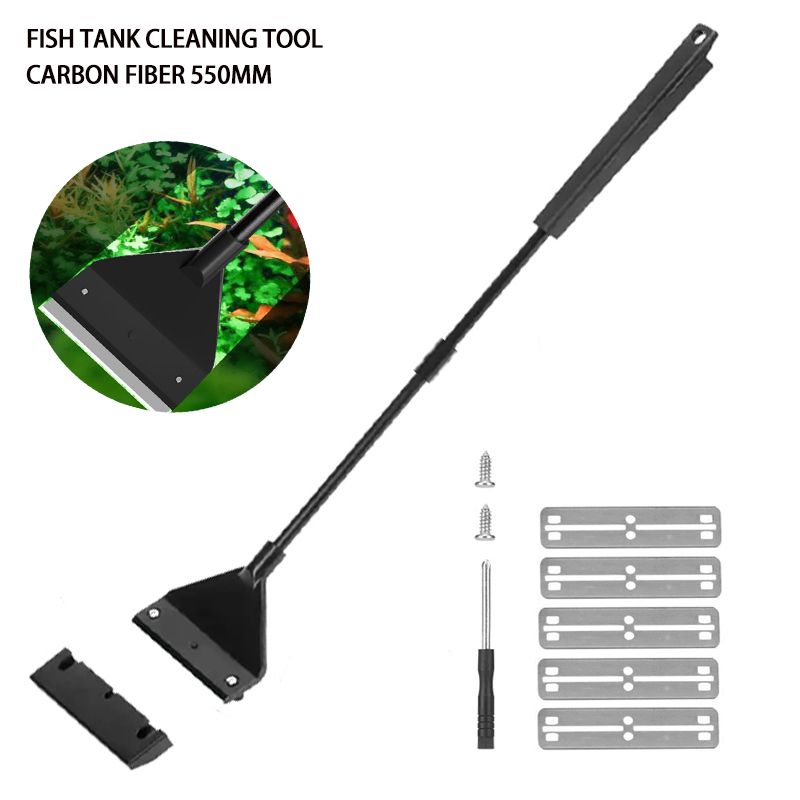 Planted Aquarium Maintenance Kit - Aquarium-Reinigungswerkzeug, Flacher Sand- und Algenentferner für