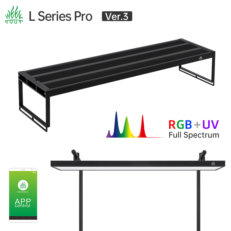 Planted Aquarium Uv Light - Week Aqua L Serie LED-Aquarienbeleuchtung RGB