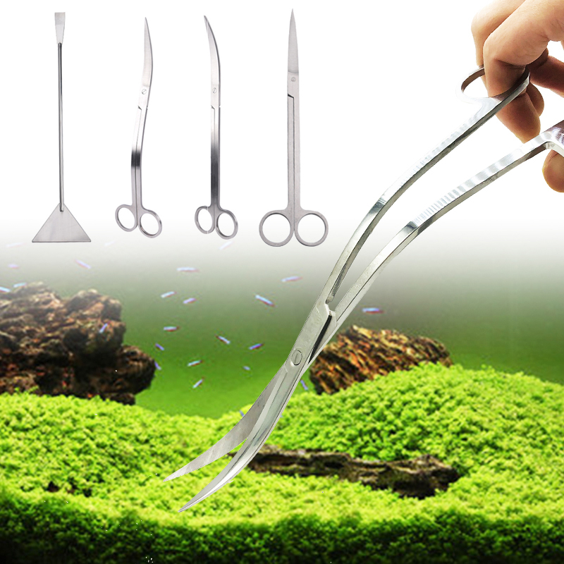 Planted Aquarium Maintenance Kit - Aquarium Zubehör Hart Edelstahl Aquarium Werkzeug