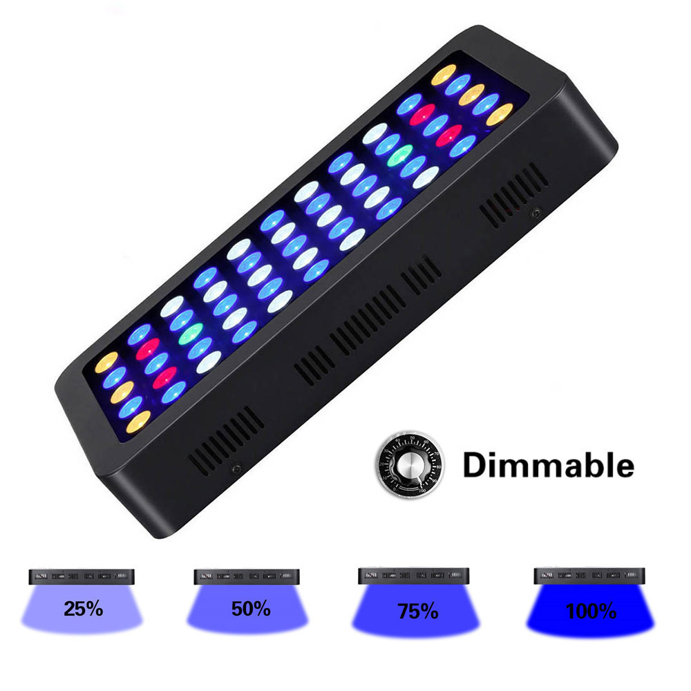 Aquarium Plant Growing - 165 W LED-Aquarien, dimmbare Korallenlichter für