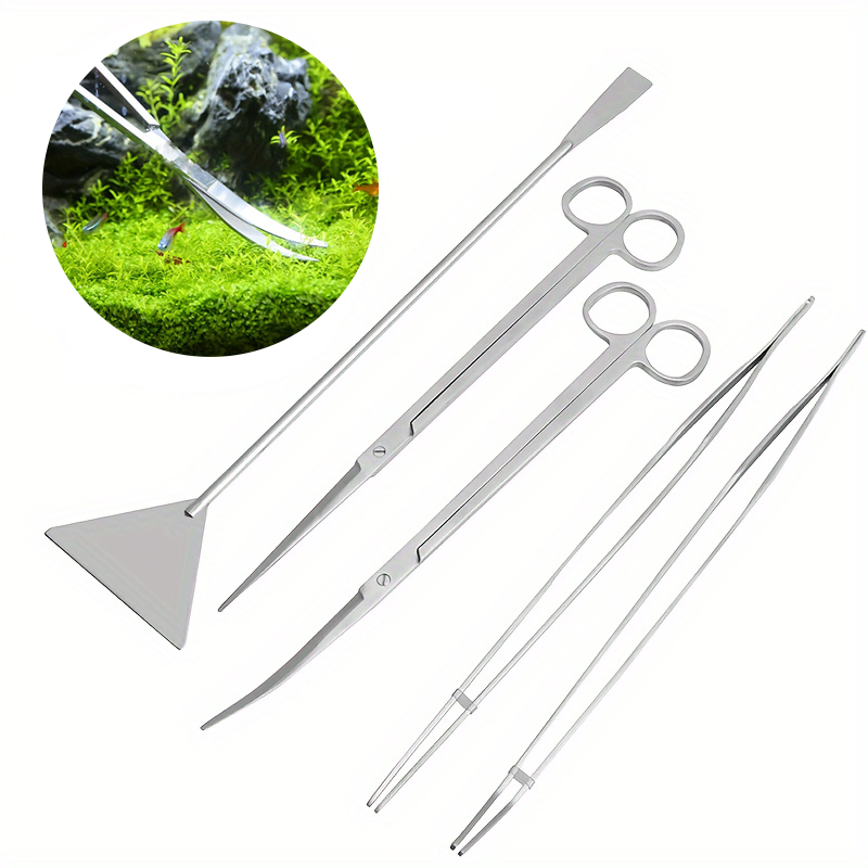 Planted Aquarium Maintenance Kit - Neue Wasserpflanze Trimmen Werkzeug Set Pinzette