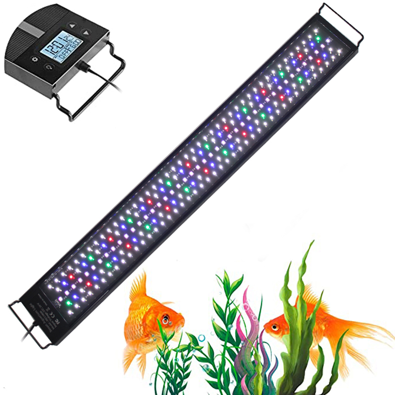 Aquarium Plant Grow Light - Programmierbares 8-Farben-LED-Aquariumlicht mit automatischem Ein- und