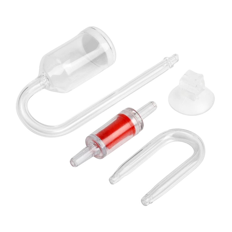 Glass Co2 Drop Checker - 4 stücke Set DIY CO2-Diffusor für