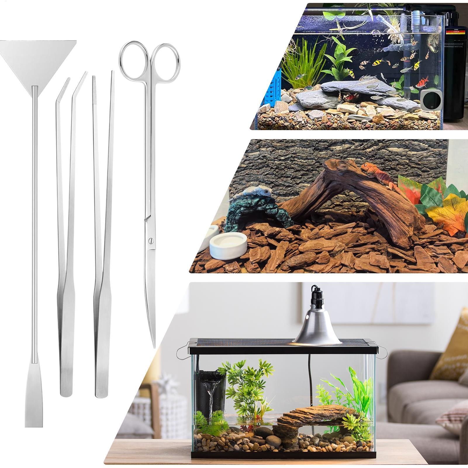 4-teiliges Aquarium-Werkzeugse – Planted Aquarium Maintenance Kit Bewertung und Preis