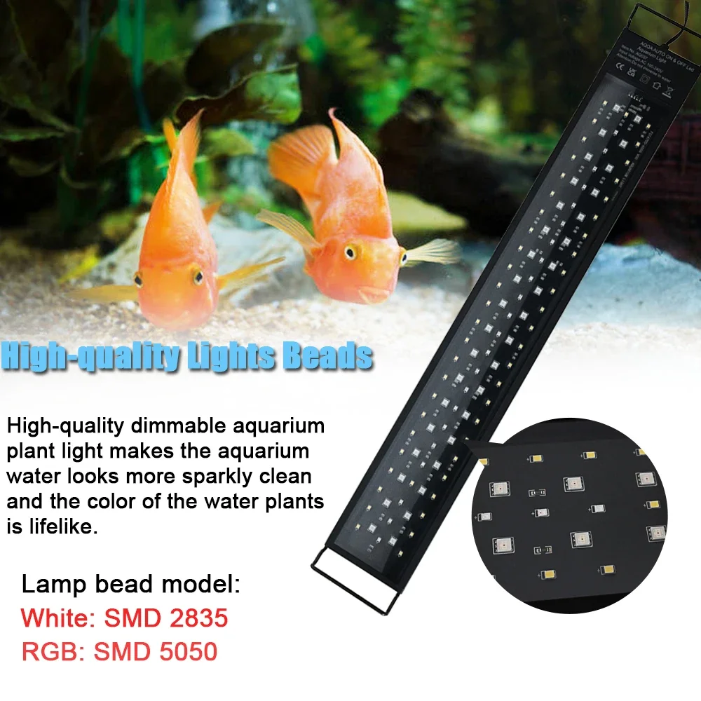 30-60cm Aquarium 24/7 Vollspek – Aquarium Plant Growth Light Bewertung und Preis